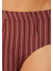Schiesser Mini Slip / Unterhose 95/5 Essentials in Schwarz / rot