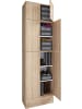 VCM  XXL Schuhschrank Kleiderschrank Schrank Lona 5f AS in Sonoma-Eiche