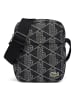 Lacoste Monogram Neocroc Umhängetasche 16 cm in mono jacquard denim noir