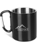 Normani Outdoor Sports Kochgeschirr, Tasse, Besteck, Teesieb in Schwarz