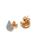 Luxenter Gilmet Ohrringe mit Rhodium-Finish – GILMET