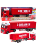 Wisam Transport-LKW mit Container-Lichtern und roten Tönen