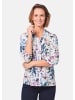 GOLDNER Druckbluse Fein gemusterte Bluse aus Baumwolle in weiß / bunt