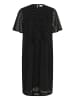 SAINT TROPEZ Kleid SabatinaSZ Gerade Passform in Black Turtledove Tiny Dots