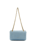 Seidenfelt Huuvari Schultertasche 23 cm in denim in blue