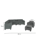 MCW Modular Sofa-System 6-2 Moncalieri, Grau