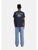 Alpha Industries T-Shirt 'Puff Print' in dunkelblau
