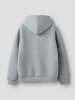 name it Hoodie mit Reißverschluss in Light Grey Melange
