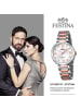 Festina Analog-Armbanduhr Festina Mademoiselle silber, rosè mittel (ca. 33mm)