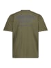 STHUGE Kurzarm T-Shirt in dunkel khaki