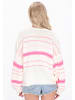 IZIA Women Sweater in offwhite pink