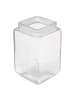 5five Simply Smart Vorratsbehälter aus Glas, 1,7 l in Transparent, 11 x 11 x 18 cm