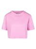 Urban Classics Cropped T-Shirts in coolpink