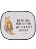 Mr. & Mrs. Panda Sonnenblende Auto Otter Kind mit Spruch in Grau Pastell