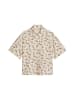 Marc O'Polo DENIM Print-Kurzarmbluse relaxed in Offwhite
