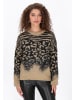 faina Women Sweater in camel black