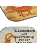 Mr. & Mrs. Panda Tischuntersetzer Sternzeichen Steinbock Design ... in Weiß