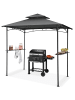 tectake Grillpavillon, inklusive 8 Heringen und 6 Haken, 240 x 150 x 250 cm