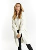 Usha Damen Strickcardigan in Wollweiss