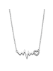 LOTUS silver Anhänger Silber 925 Sterling Silber Herz Halsketten