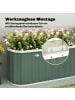 Outsunny Hochbeet in Grün 136L x 53B x 61H cm
