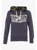 PLUS EIGHTEEN Herren Kapuzenpullover in Petrol