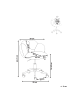Beliani Bürostuhl WHIZZY in Weiß/Silber - (W) 59 x (H) 64 x (L) 50 cm