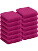 REDBEST Frottier Gästetuch 12er-Pack Oceanside in fuchsia