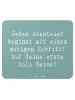 Mr. & Mrs. Panda Mouse Pad Spruch Alleine Reisen Unternehmen mit... in Meeresbrise