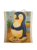 Mr. & Mrs. Panda Shopping Tasche Pinguin Diät Design ohne Spruch in Weiß
