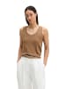 Marc O'Polo Top regular in Burnt Brown