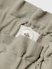 name it Leinen Sommer Shorts mit Markantem Gittermuster in Beige