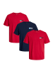 Jack & Jones T-Shirt Corp in Rot / blau