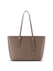 Lazarotti Bologna Leather Shopper Tasche Leder 35 cm in taupe