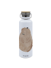 Mr. & Mrs. Panda Trinkflasche Murmeltier ohne Spruch in Weiß
