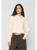 Urban Classics Urban Classics Damen Ladies Oversized Cropped Light Terry Hoodie in whitesand