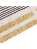 Beliani Geflochtener Teppich KATRA in Gelb/Schwarz/Beige - (W) 80 x (H) 0.7 x (L) 150 cm