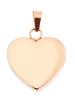 Adeliás Damen Anhänger – Herz Herzanhänger aus Edelstahl in gold