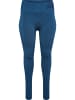 Hummel Hummel Tights Hmlte Training Damen Atmungsaktiv Feuchtigkeitsabsorbierenden Nahtlosen in INSIGNIA BLUE MELANGE