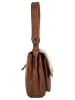 SPIKES & SPARROW Umhängetasche echt Leder in cognac