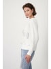 VIA APPIA Rundkragen Langarmshirt für Damen in creme