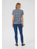 Kaffe T-shirt KAbella Regular fit in Black/Blue Graphic Dot