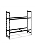 relaxdays Reifenregal in Schwarz - (B)110 x (H)100 x (T)35 cm