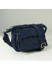 Bag Street Handtasche, Abendtasche Nylon blau ca. 17cm