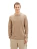 Tom Tailor Pullover in hazel brown melange