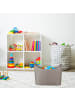 relaxdays Holzkorb in Dunkelgrau - (B)53,5 x (H)36 x (T)41 cm