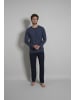 Tom Tailor Pyjama Aloha in blau-mittel-melange