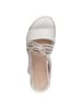 Tamaris COMFORT Sandalette in WHITE/ROSEGOLD