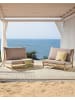 Beliani 6er-Set Sessel TODI in Braun/Beige