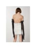 Patrizia Pepe Silber Nylon Kleid